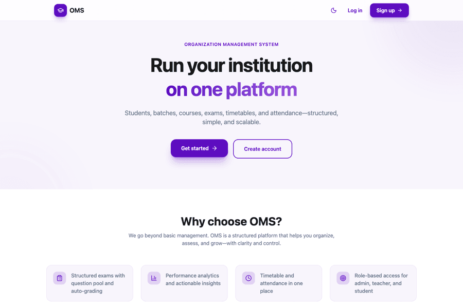 QuickLearner OMS